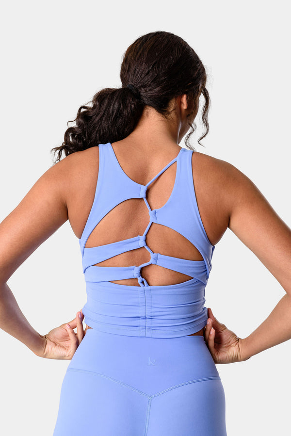 Nora Waist Length Tank Top - Persian Jewel