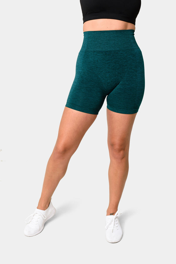Eos Seamless Scrunch Shorts - Dark Sea