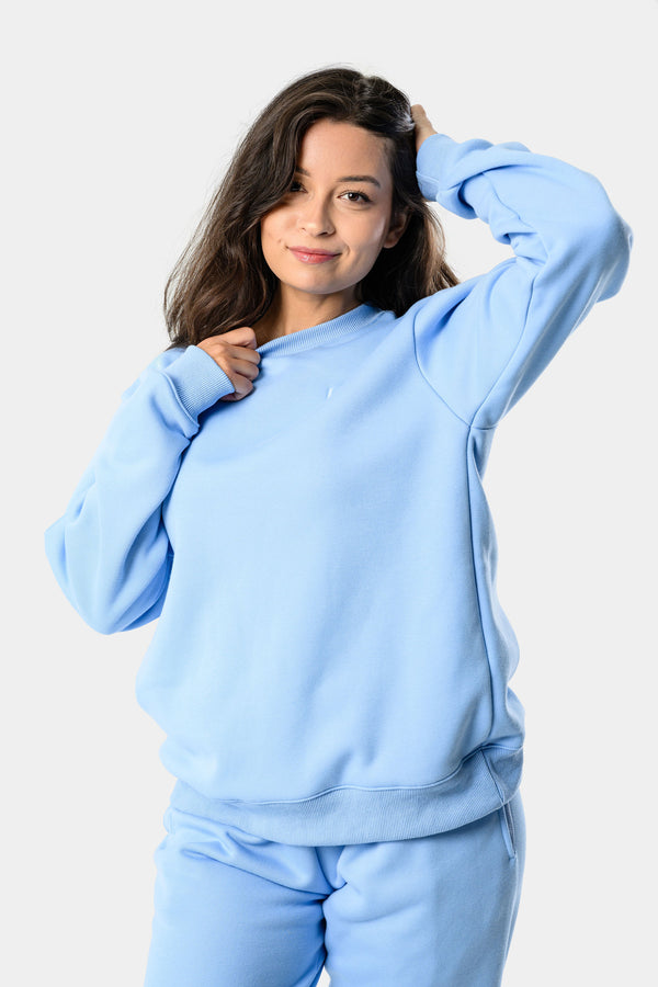 CozyTec Crewneck - Light Blue