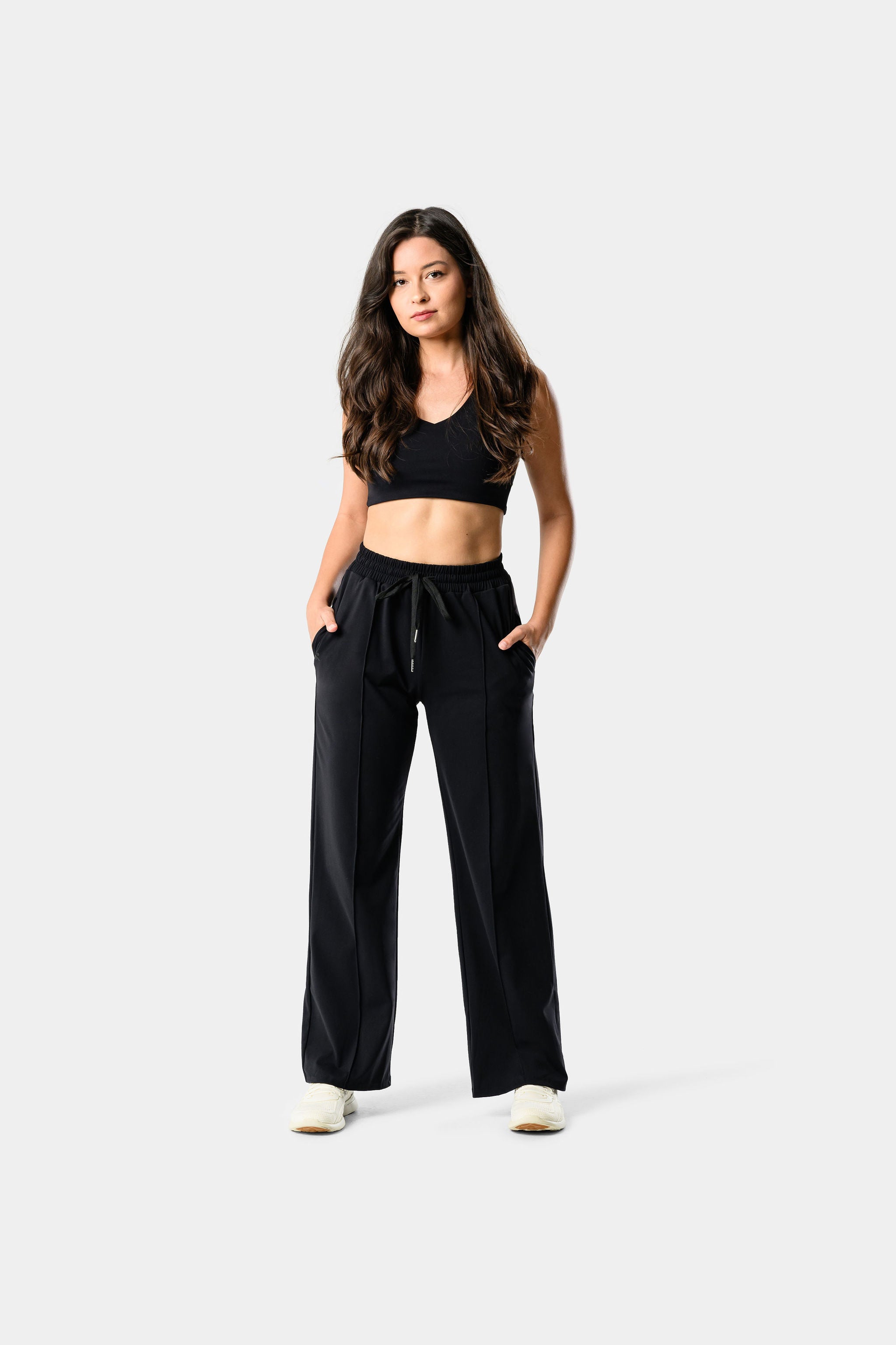 Serenity Straight Leg Pants - Black