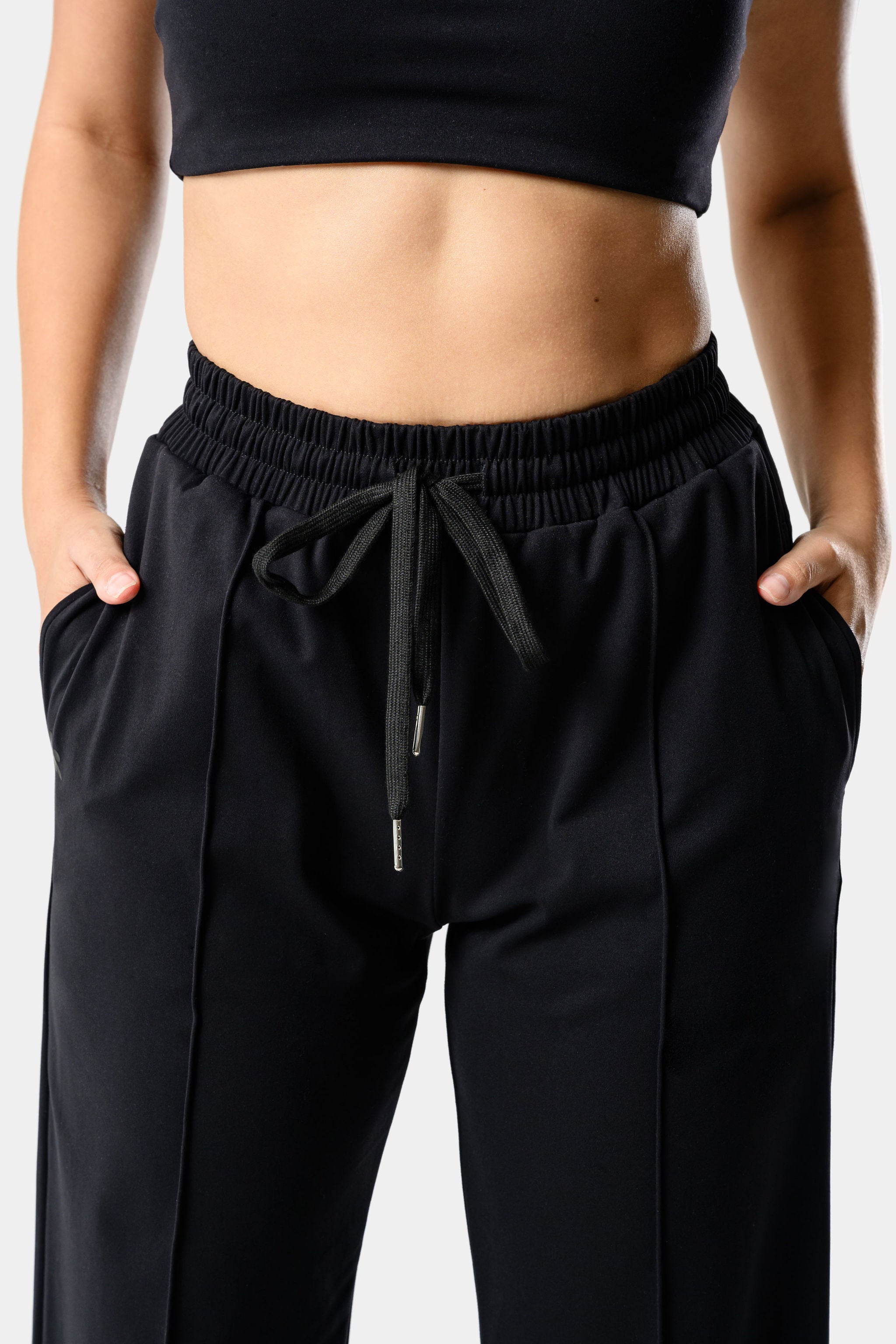 Serenity Straight Leg Pants - Black