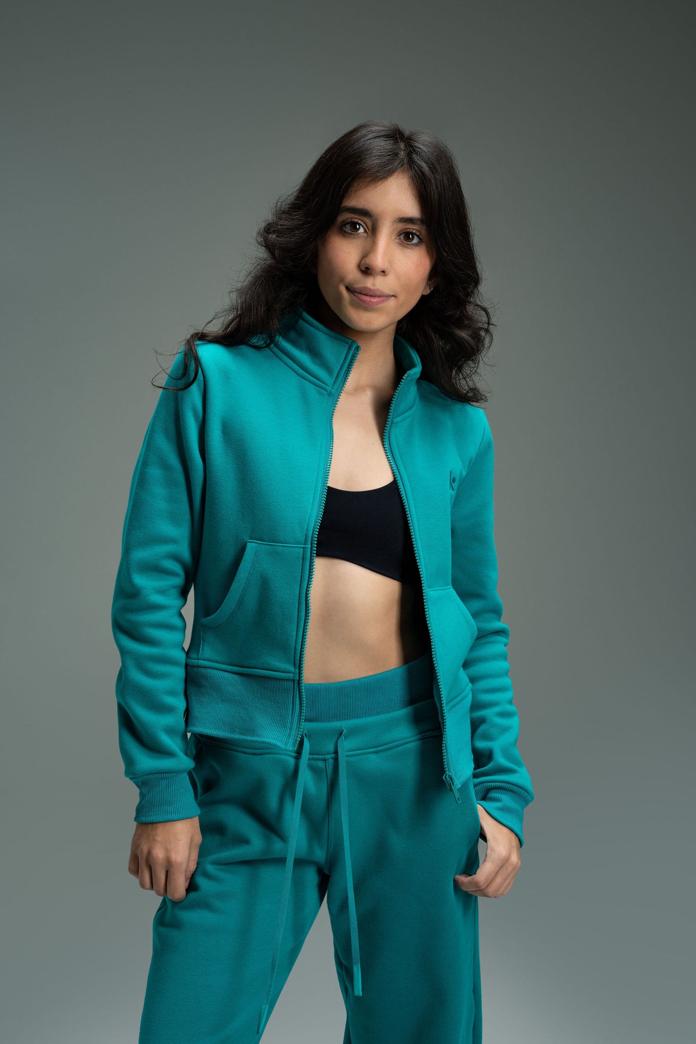 CozyTec Up Jacket  - Tropical Teal