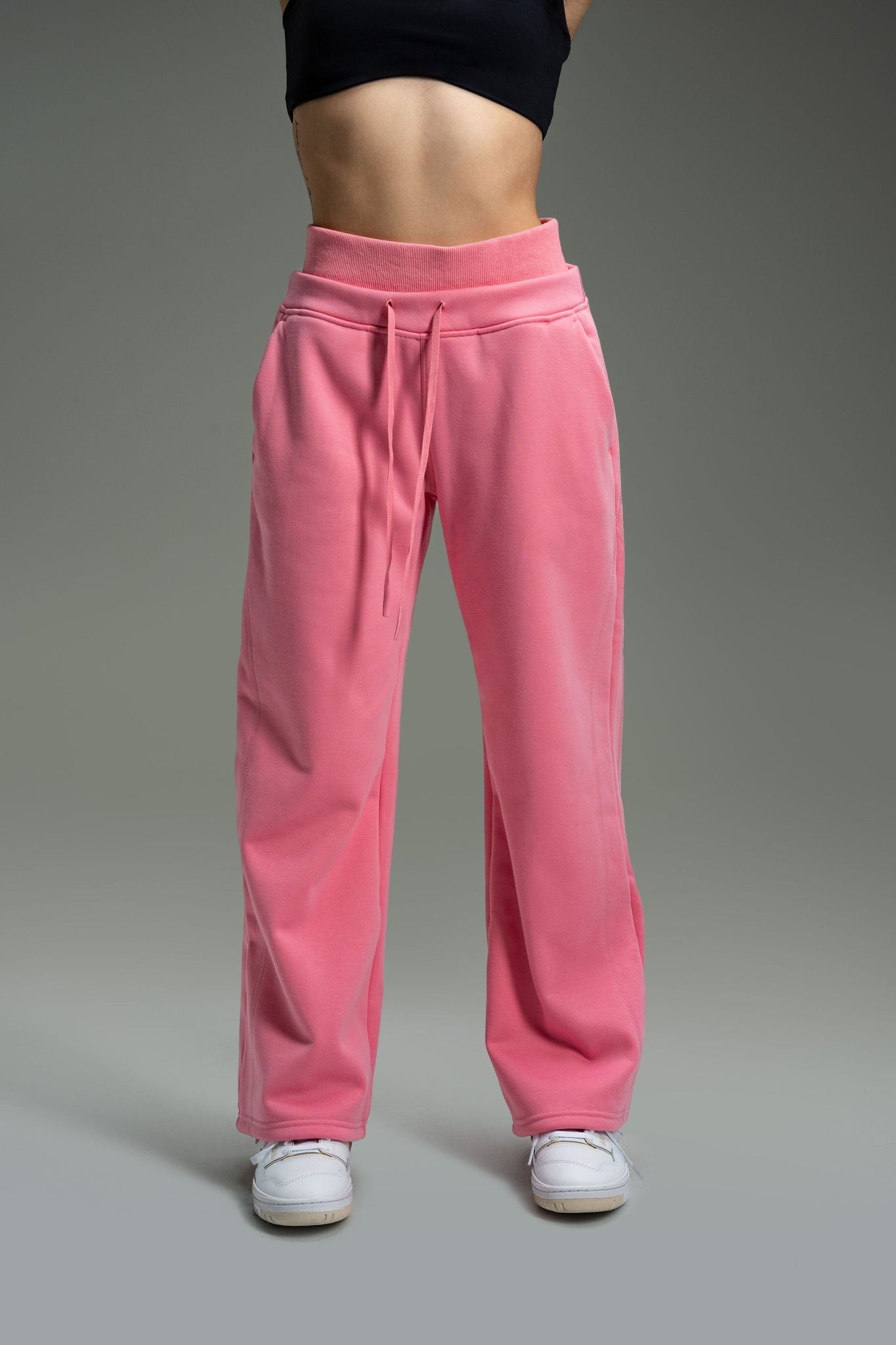 CozyTec Wide Leg Sweatpants 30" - Soft Rose