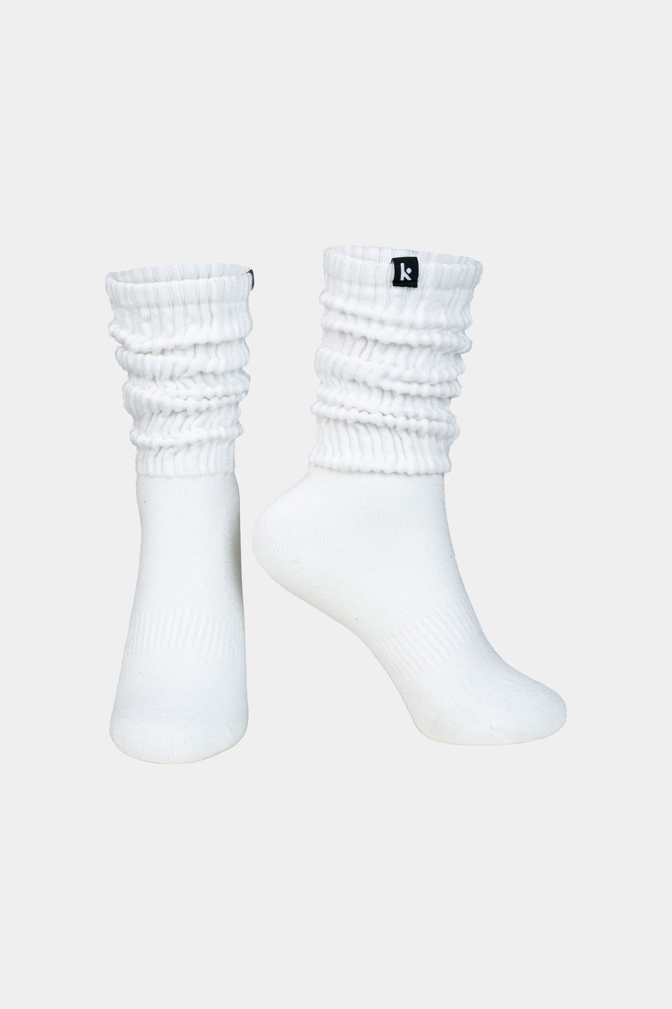 3-Pair Pack Cozy Scrunch Socks - White