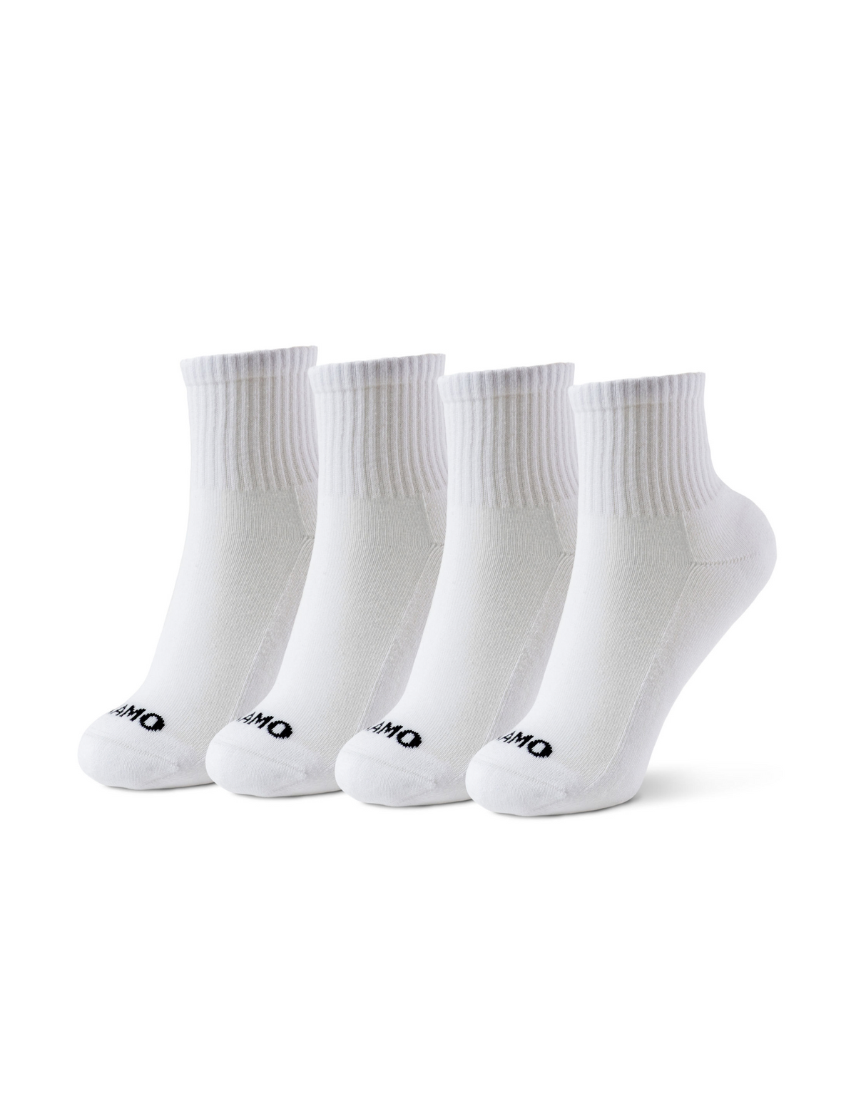 Kamo Ankle Sock 4-pack in white